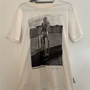 Helmut Newton for Wolford White Graphic T-shirt